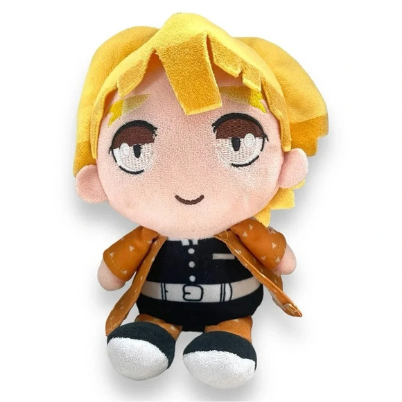 Bandai 8” Chibi Plush Demon Slayer Kimetsu no Yaiba Zenitsu Agatsuma -Plush Toy - Picture 7 of 7